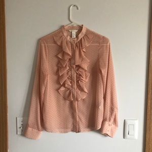 H&M Ruffle Blouse